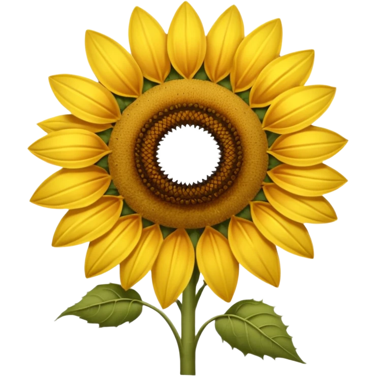 Vintage sunflower  emoji