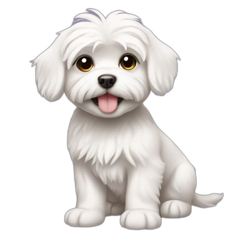 maltese puppy emoji