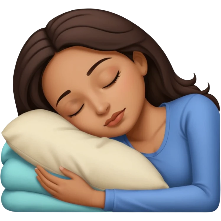 Latina baddie sleeping emoji