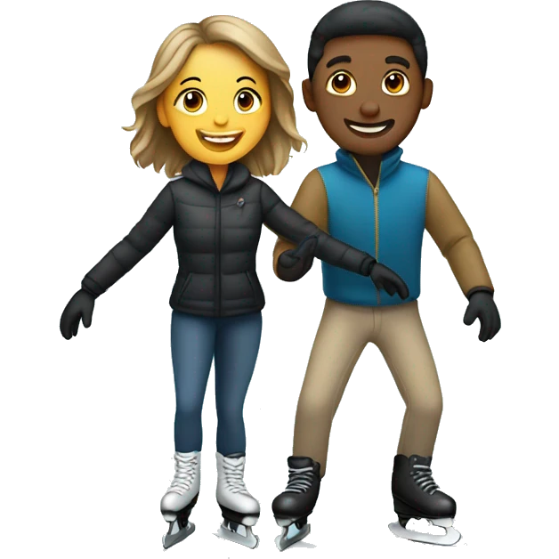 couple ice skating  emoji