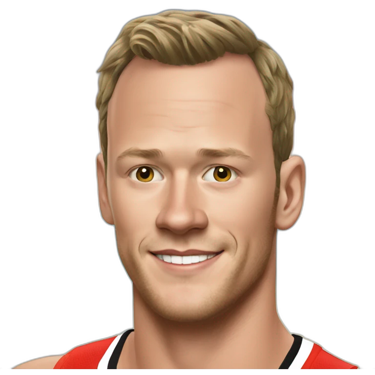 Jonathan Toews as beach bum emoji