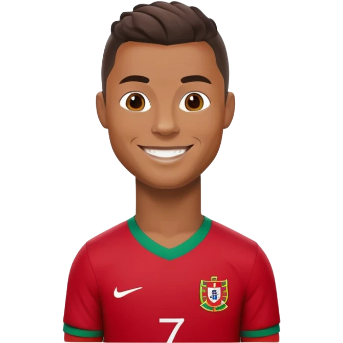 Ronaldo With a Portugal Trikot emoji