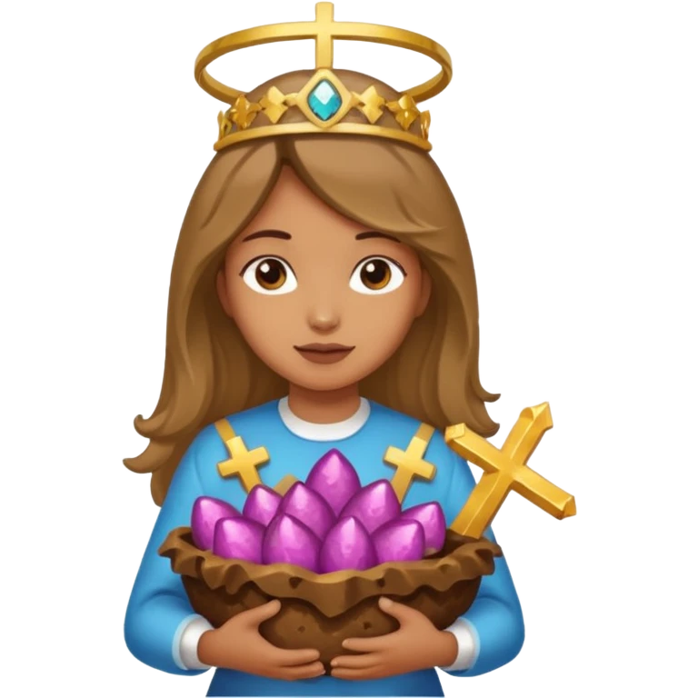 Girly poop that is religious emoji