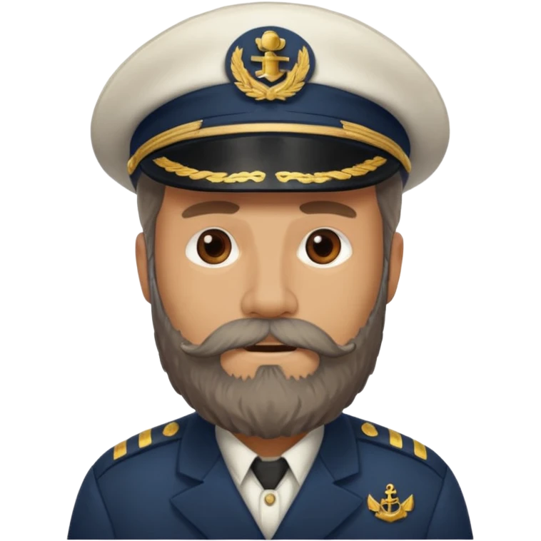 ship captain bearded emoji