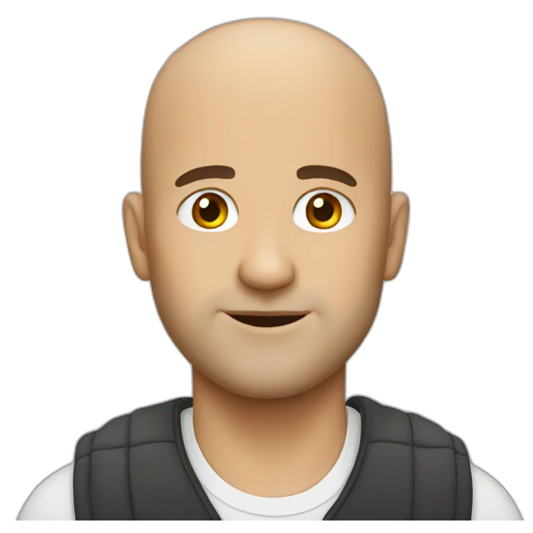 bald man emoji
