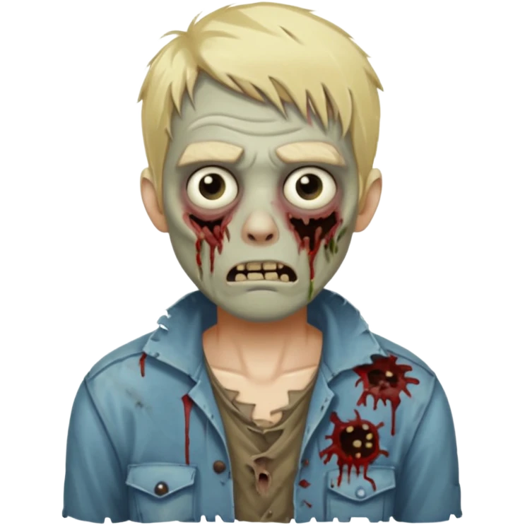 blonde zombie guy emoji