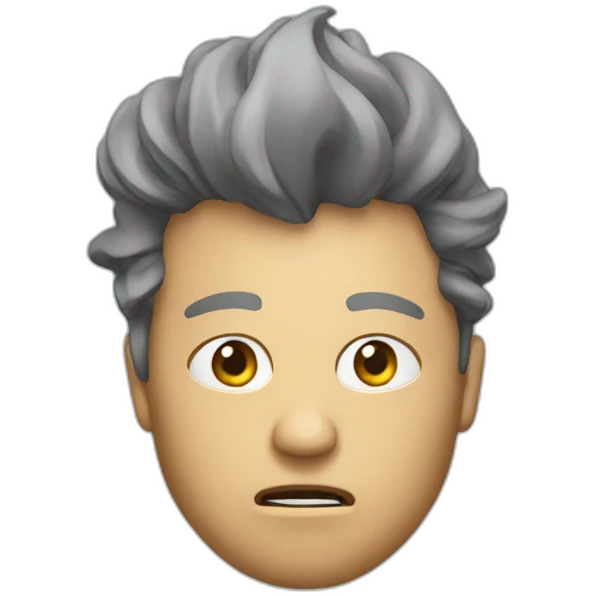 blown up emoji
