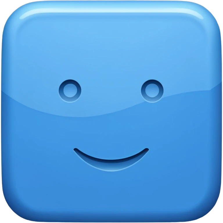 blue square emoji