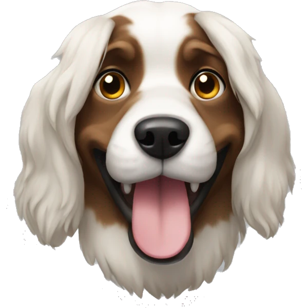 create an emoji of "can de chira" dog emoji