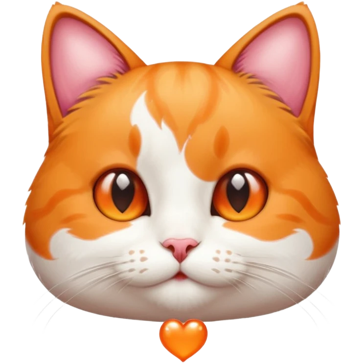 bubble heart cat emoji
