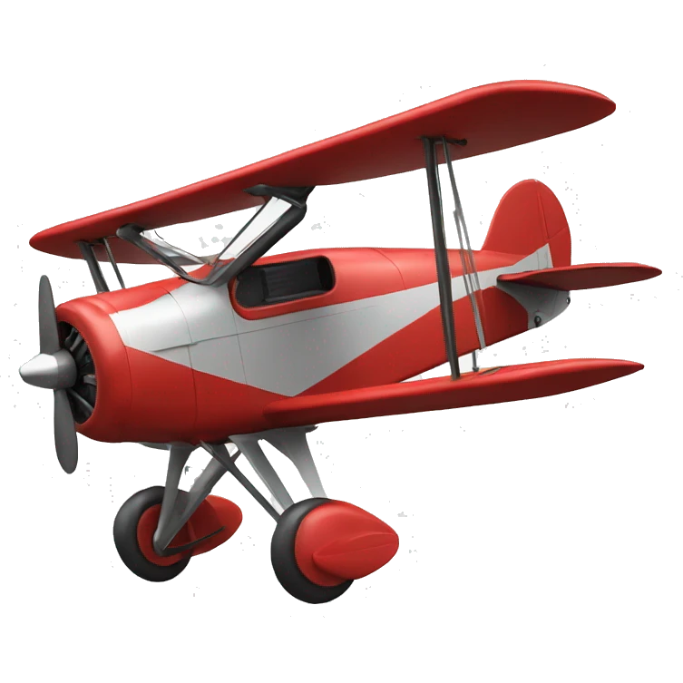 Small biplane emoji