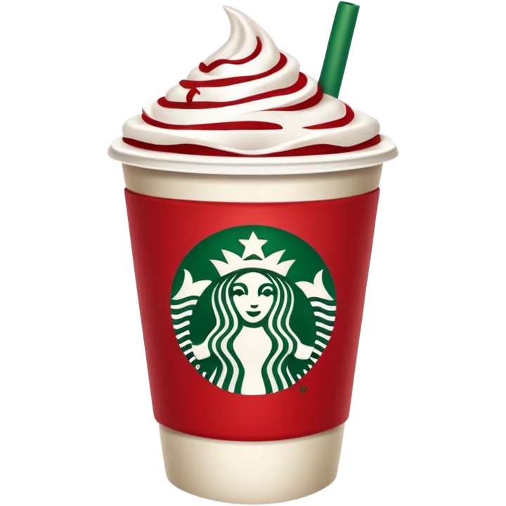 Christmas  starbucks emoji