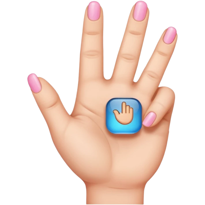 Pinky sticking up emoji