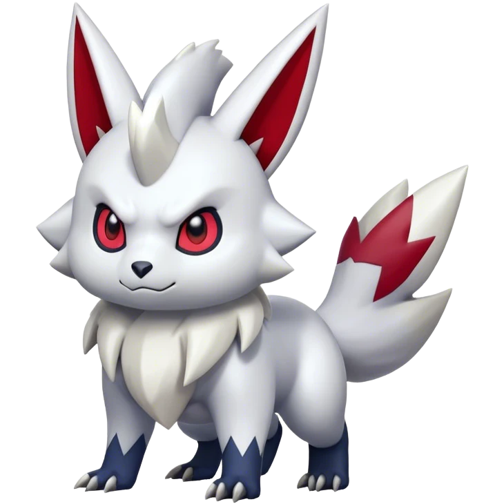 Epic Shiny Cool Cute Kawaii Zangoose-Absol-Pokemon Full Body emoji