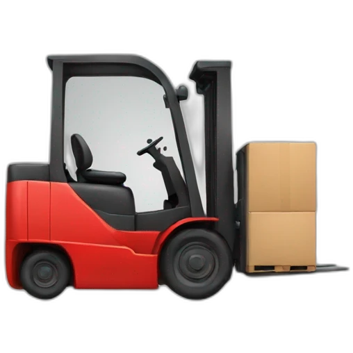 Forklift in red emoji