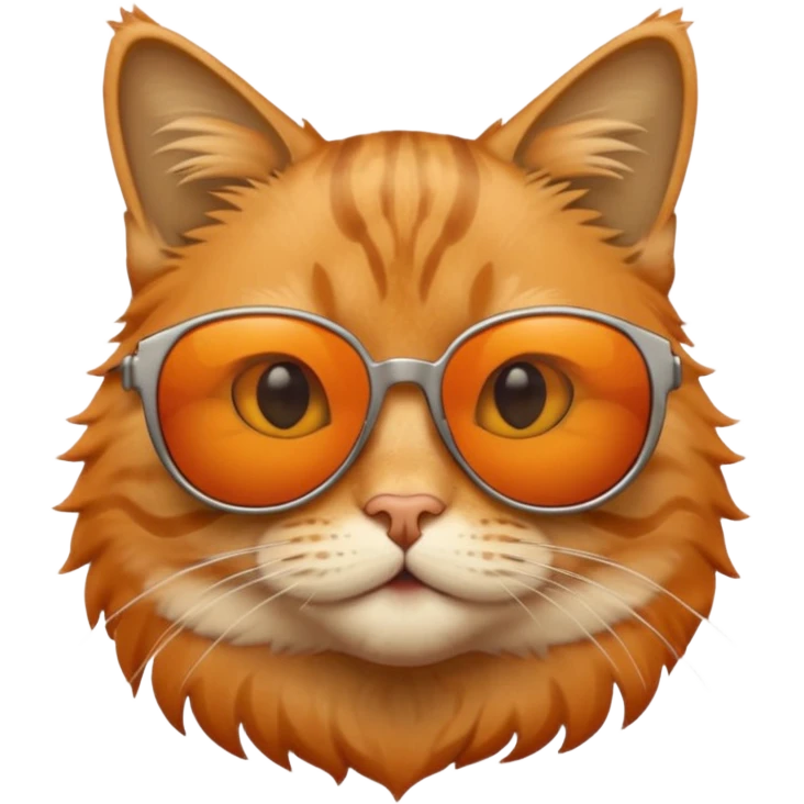 Cat wearing sunglasses emoji