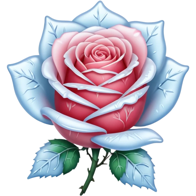 ice rose emoji
