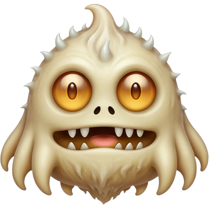 Beige fog monster   emoji