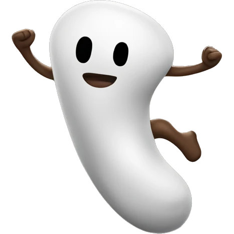 Poop dancing with its hands up ￼ emoji