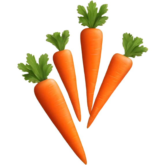 carrots and strawberry  emoji