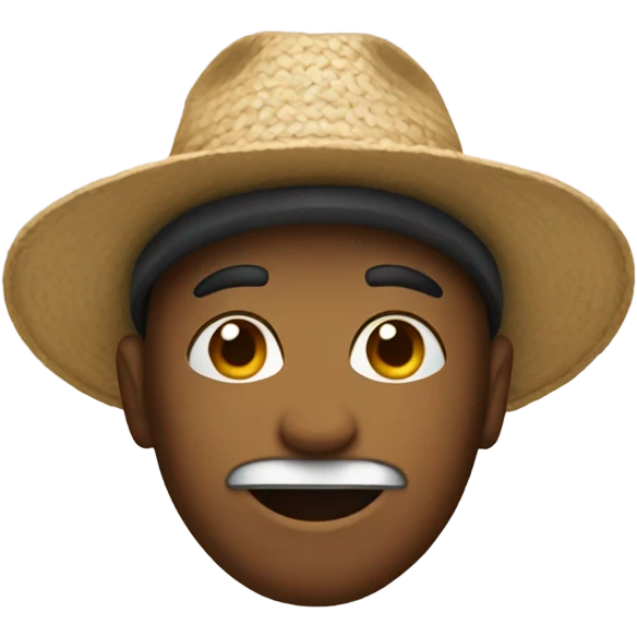 Me wearing a hat emoji