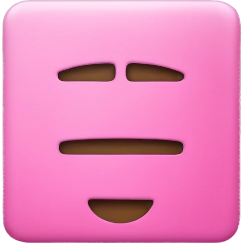 Pink do not disturb sign emoji