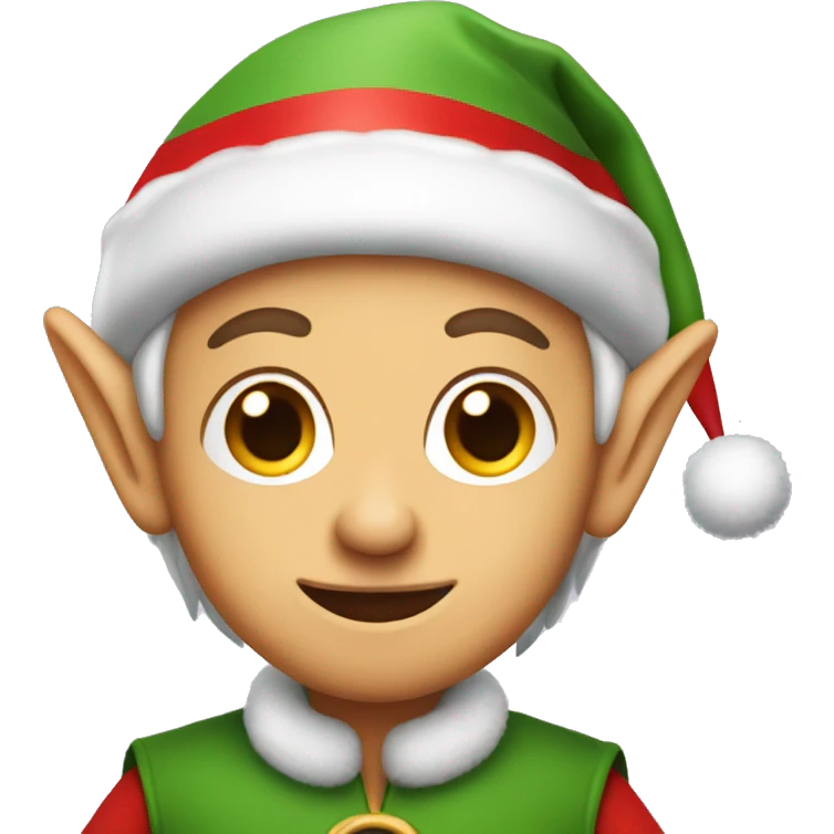 Christmas elf emoji
