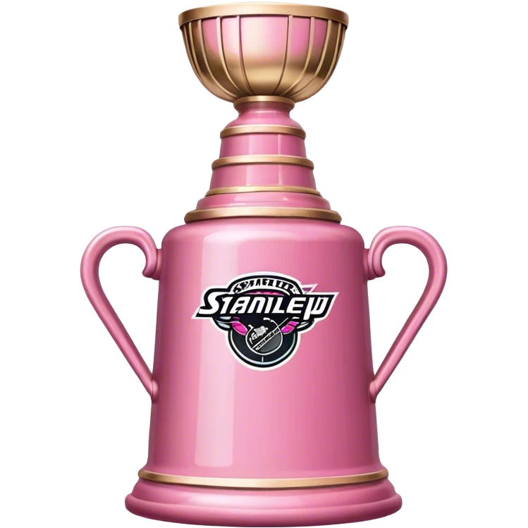 A Pink stanley cup emoji