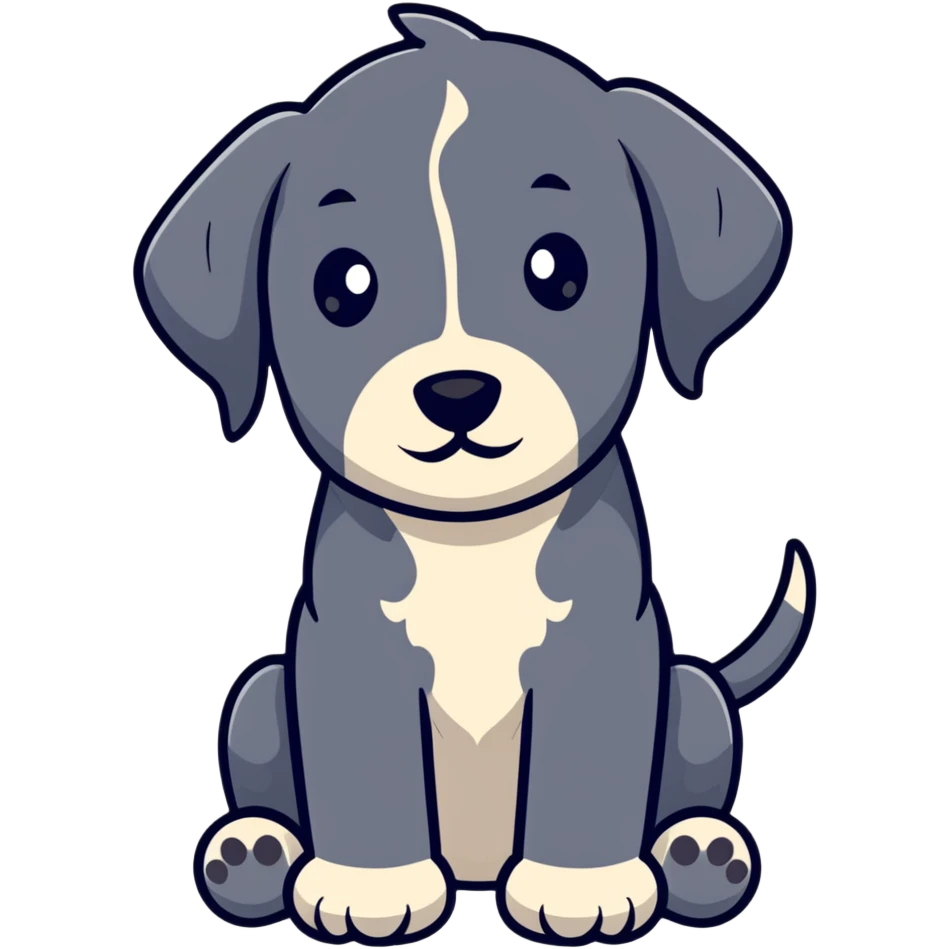 Great Dane puppy emoji