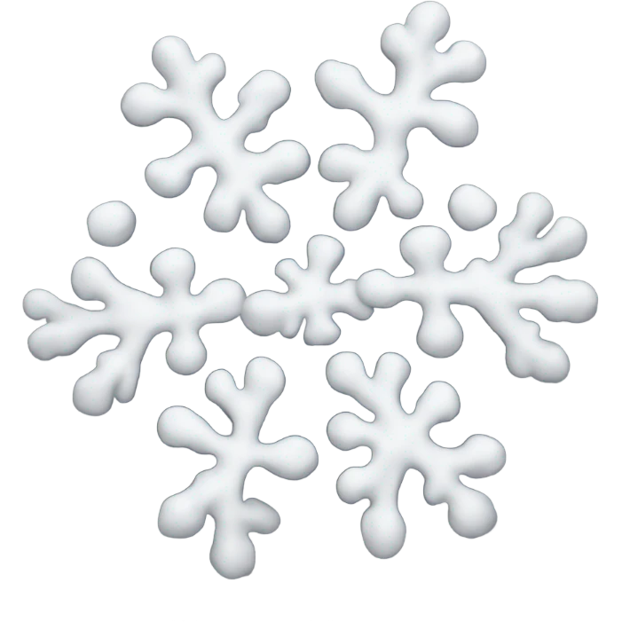 Snow emoji