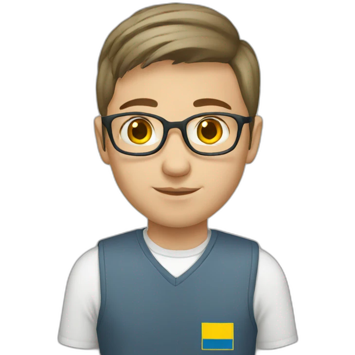 Ukrainian  student emoji