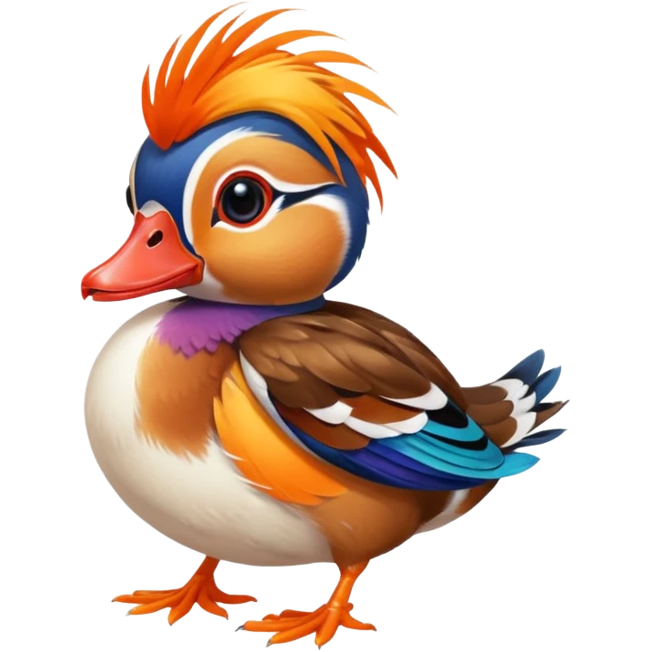 baby Mandarin duck emoji