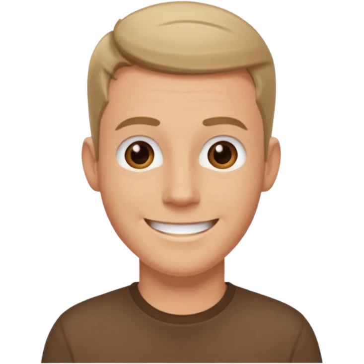 Neil Fanning with brown shirt emoji