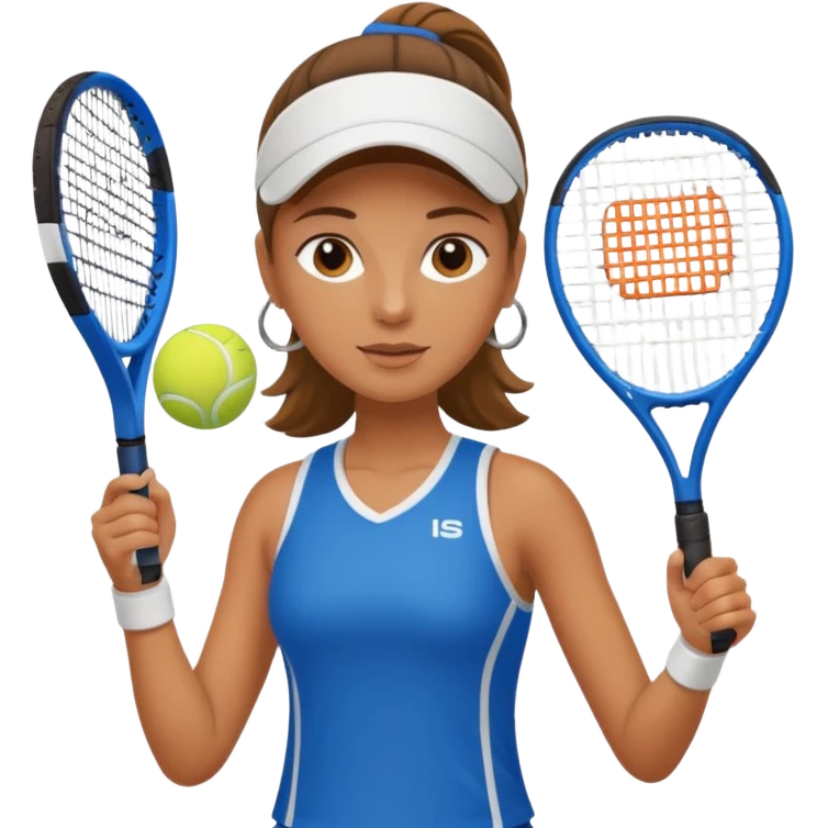 women after padel emoji