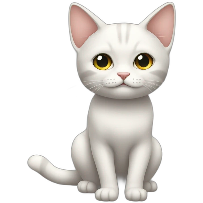 爱心形的猫头 emoji