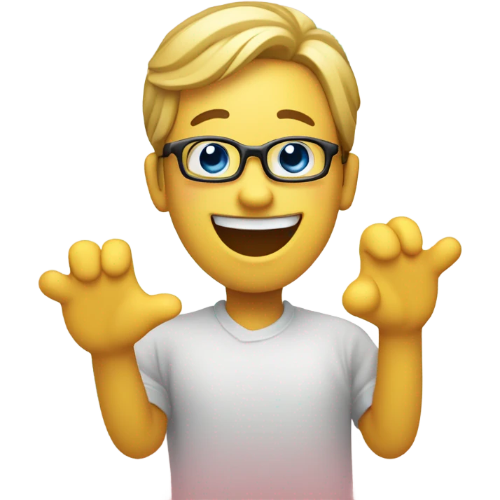 Emoji with thankyou note  emoji