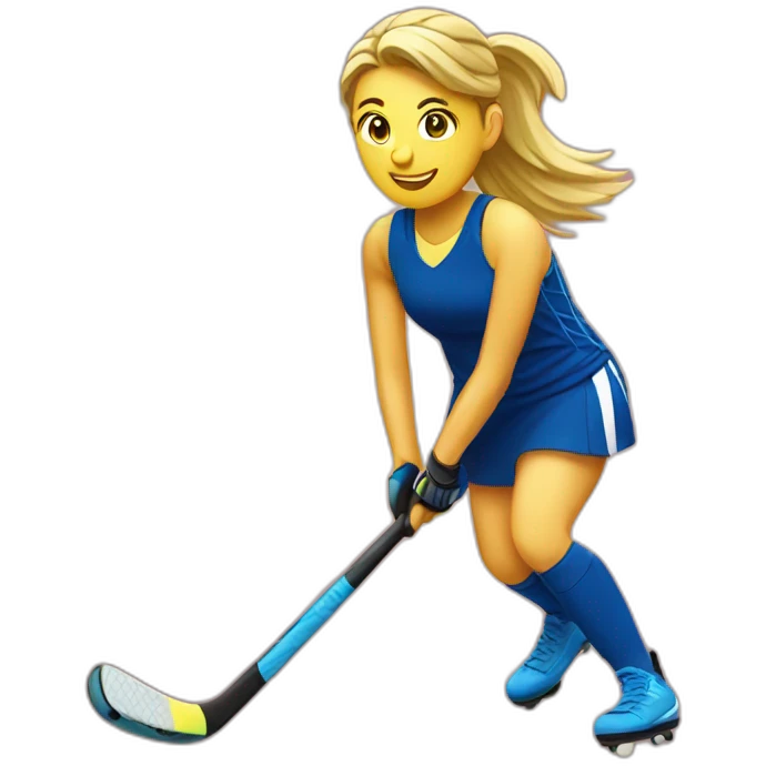 Field hockey emoji