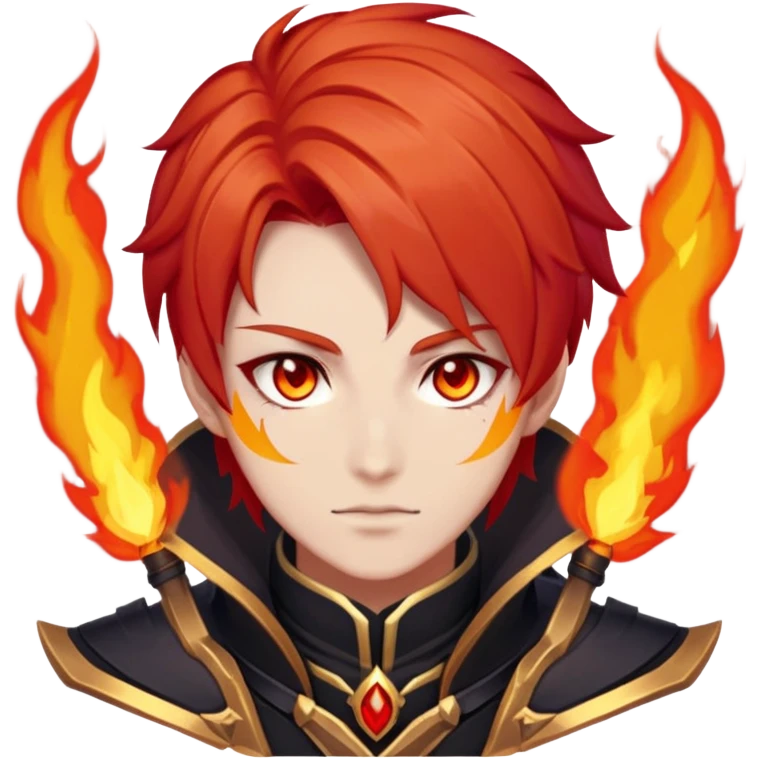 Mavuika The Pyro Archon from Genshin Impact emoji