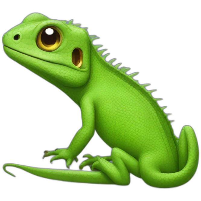 Lizard computer emoji