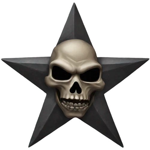 a death metal star emoji