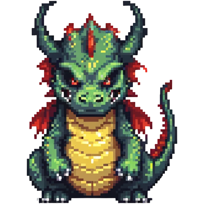 Angry dragon emoji