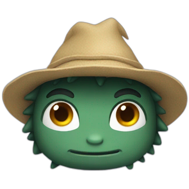 guy with toothless the dragon hat emoji