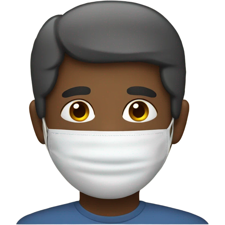 A father with  mask emoji