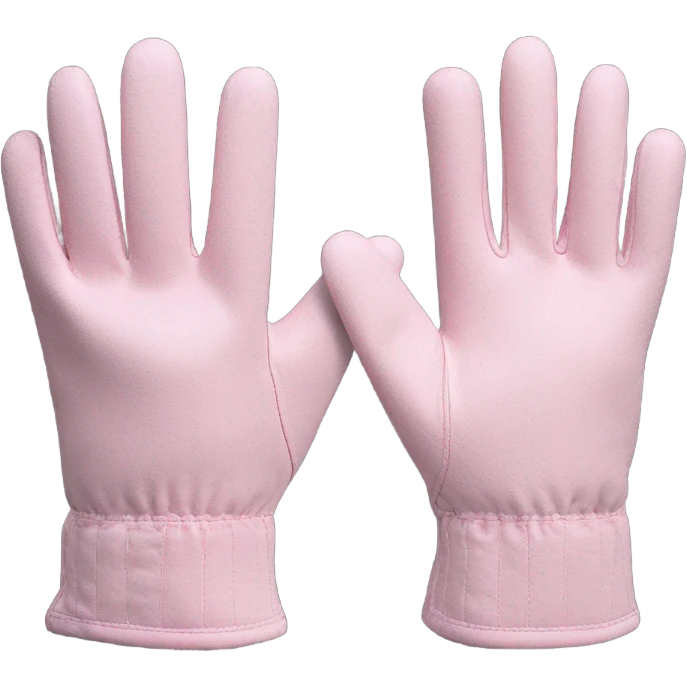 Pale pink garden gloves emoji