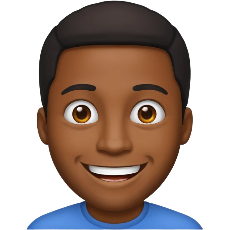 black dude happy  emoji