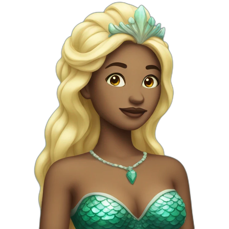 Mermaid queen emoji