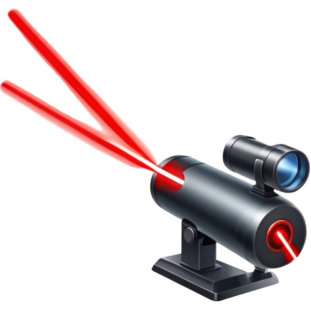 measure with laser emoji