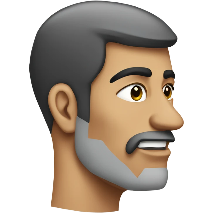Chopped chin with egyptian property emoji
