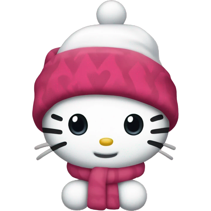 hello kitty Christmas  emoji