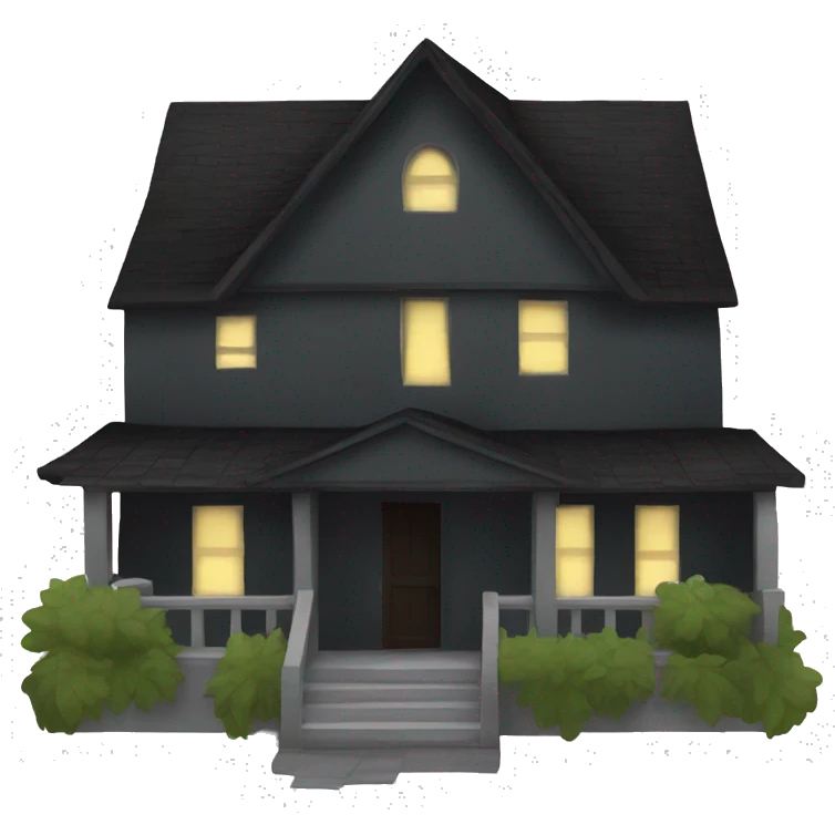 Cool dark alt house emoji